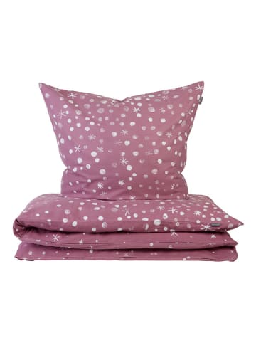 Schiesser Feinbiber-Bettwäsche-Set "Runa" in Rosa