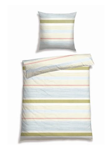 Schiesser Komplet pościeli renforcé ''Taeke'' w kolorze zielono-błękitnym