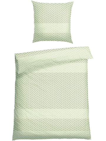Schiesser Renforcé-Bettwäsche-Set "Maribel" in Grün