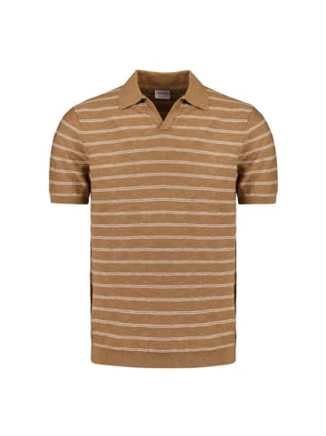 No Excess Poloshirt lichtbruin