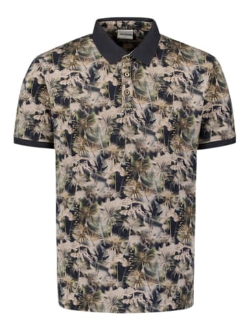 No Excess Poloshirt in Schwarz/ Beige