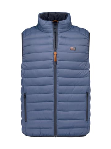 NEW ZEALAND AUCKLAND Doorgestikte bodywarmer blauw