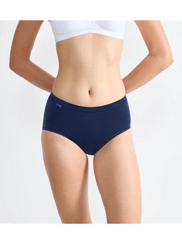 Sloggi 4-delige set: hipster wit/donkerblauw