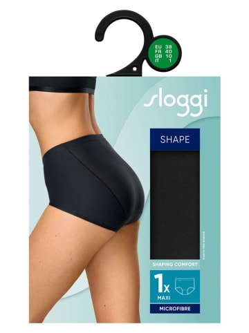 Sloggi Pełne figi modelujące w kolorze czarnym