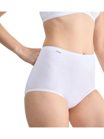 Sloggi Pełne figi high waist "24/7" w kolorze białym
