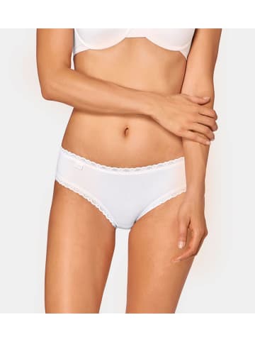 Sloggi 3er-Set: Pantys ''Weekend'' in Weiß/ Rosa/ Grau