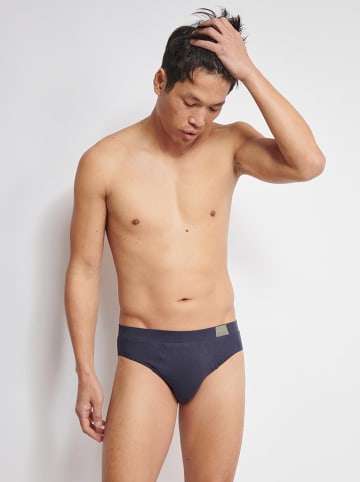 Sloggi 2-delige set: slips blauw/donkerblauw