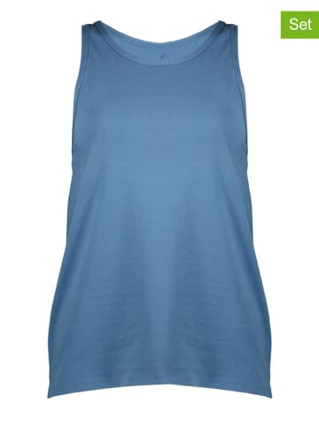 Sloggi 2er-Set: Tops in Blau