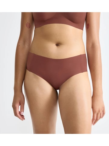 Sloggi Pełne figi "Zero Feel" w kolorze brązowym