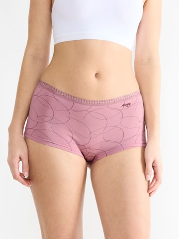 Sloggi 3er-Set: Pantys "Go Crush" in Rosa/ Beige