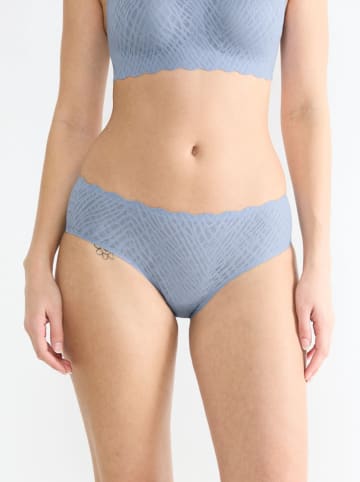 Sloggi Pełne figi "Zero Feel" w kolorze błękitnym