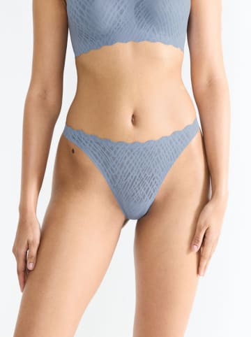 Sloggi String "Zero Feel" in Blaugrau