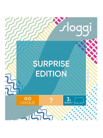 Sloggi 3er-Set: Pantys "Go Unique" in Bunt