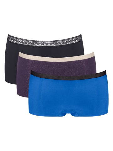 Sloggi 3-delige set: hipsters "Go Unique" meerkleurig