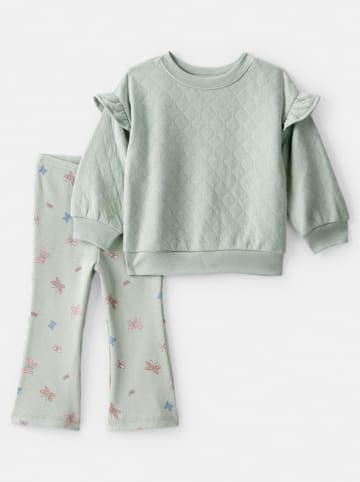 carter's 2-delige outfit groen