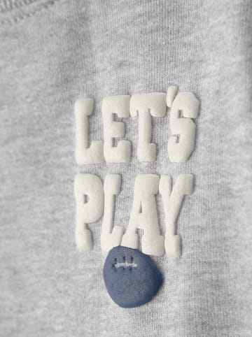 carter's 2-delige outfit grijs/blauw