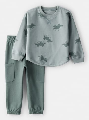 carter's 2-częściowy zestaw w kolorze zielonym