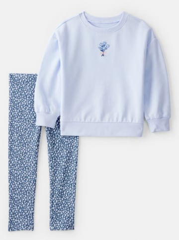 carter's 2-delige outfit lichtblauw