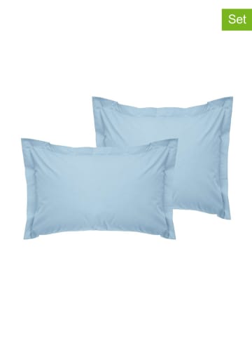 Elizabed Poszewki (2 szt.) w kolorze błękitnym na poduszkę