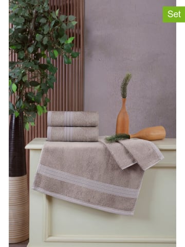 Elizabed 2-delige set: handdoeken beige