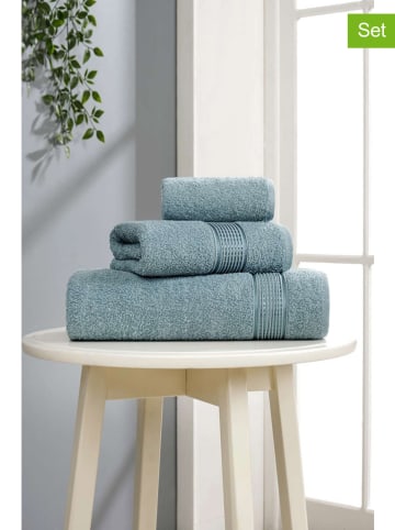 Elizabed 3tlg. Frottierwaren-Set "Ezgi" in Mint