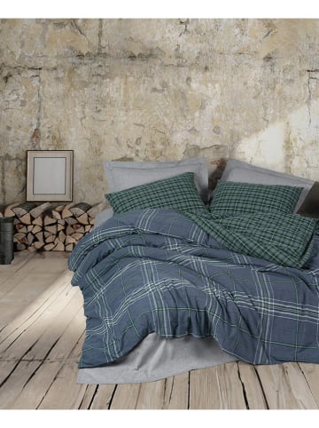 Elizabed Bettwäsche-Set in Blau