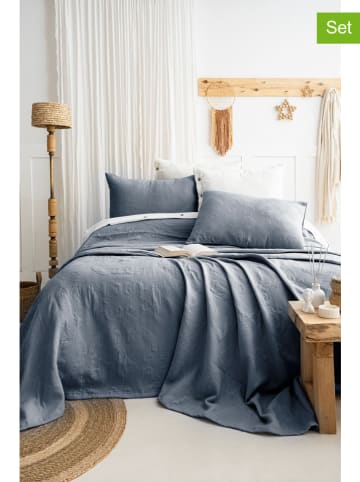 Elizabed 3-częściowy zestaw w kolorze niebieskoszarym