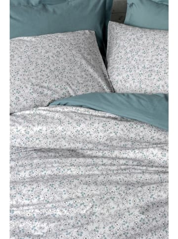 Elizabed Renforcé-Bettwäsche-Set in Hellgrau