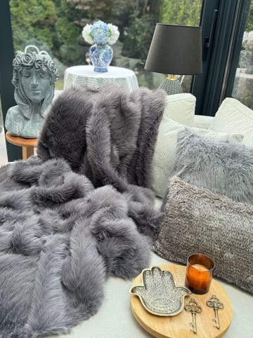 Elizabed Plaid in Grau