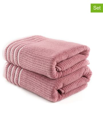 Elizabed Ręczniki prysznicowe (2 szt.) w kolorze jasnoróżowym