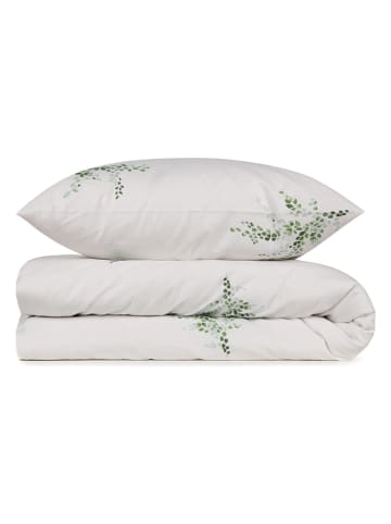 Elizabed Komplet pościeli renforcé w kolorze biało-zielonym