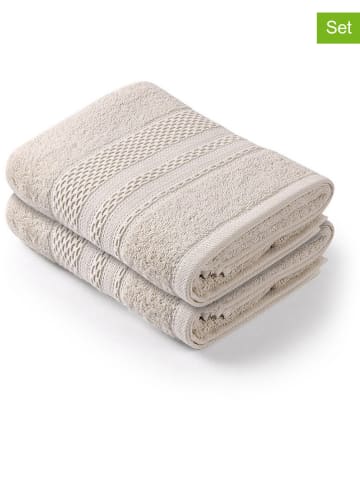 Elizabed Ręczniki (2 szt.) w kolorze kremowym do rąk