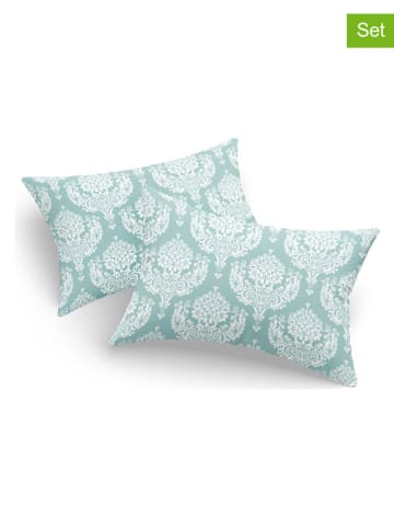 Elizabed 2-delige set: kussenhoezen turquoise