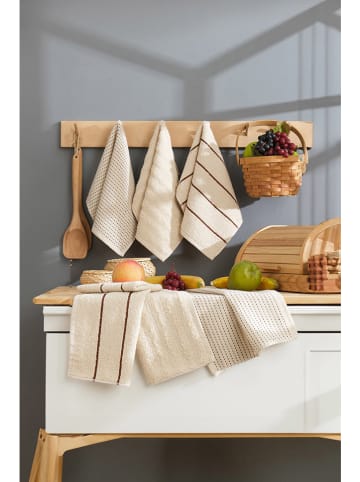 Elizabed Myjki (6 szt.) w kolorze kremowo-brązowym