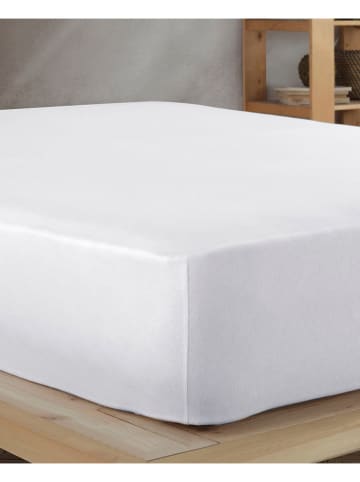 Elizabed Spannbettlaken in Weiß