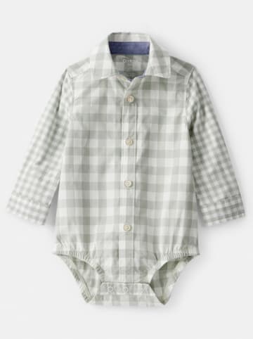 OshKosh Romper wit/grijs
