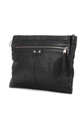 Balenciaga Leder-Clutch in Schwarz - (B)37 x (H)24 x (T)2 cm