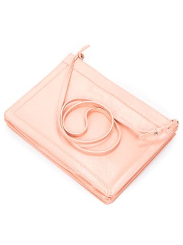 Balenciaga Skórzana torebka w kolorze jasnoróżowym - 26 x 19 x 3 cm