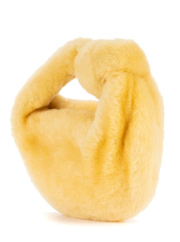 Bottega Veneta Torebka w kolorze żółtym - 28 x 23 x 8 cm