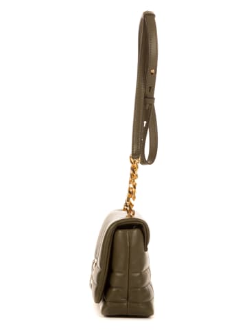 Burberry Leder-Umhängetasche in Khaki - (B)20 x (H)13 x (T)7 cm