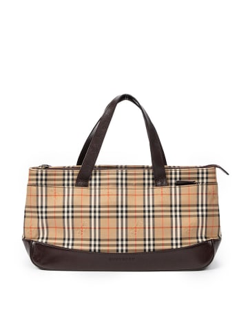 Burberry Torebka w kolorze beżowo-brązowym - 40 x 17 x 10 cm