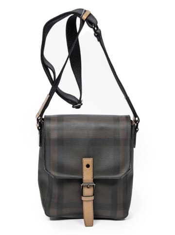 Burberry 2nd Hand Umhängetasche in Anthrazit - (B)20,5 x (H)25 x (T)8,5 cm