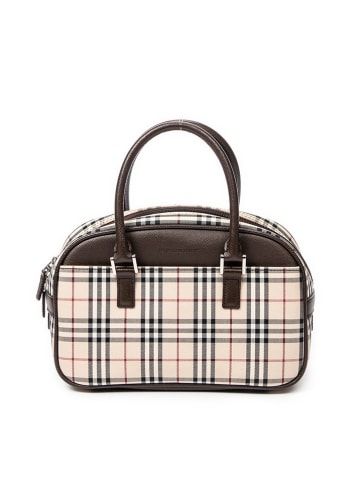 Burberry Torebka w kolorze brązowo-beżowym - 25 x 17 x 10 cm