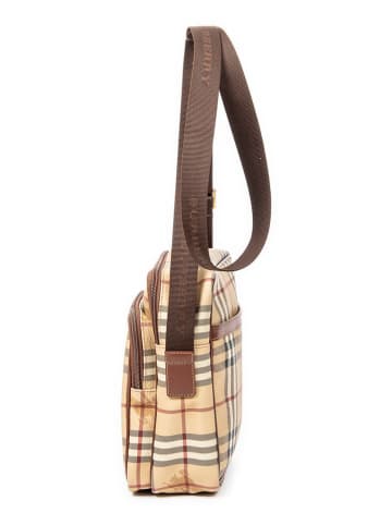 Burberry Torebka w kolorze jasnobrązowo-beżowym - 18 x 23 x 9 cm