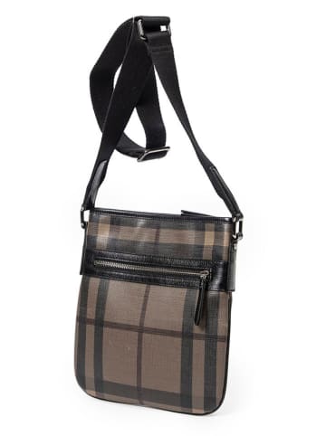 Burberry Torebka w kolorze czarno-szarym - 23,5 x 25 x 2 cm