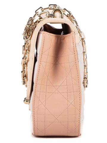 Christian Dior Leder-Schultertasche in Beige/ Creme - (B)26 x (H)18 x (T)7 cm
