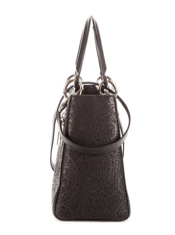 Dior Leder-Henkeltasche in Schwarz - (B)24 x (H)19 x (T)12 cm