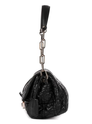 Dior Skórzana torebka w kolorze czarnym - 25 x 15 x 11 cm