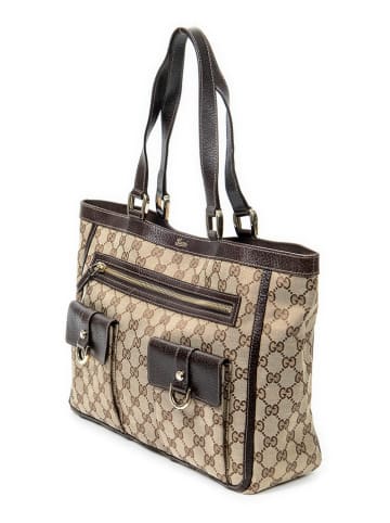 Gucci Torebka "Abbey Tote" w kolorze beżowym - 33 x 25 x 10 cm