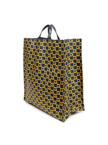 Gucci Shopper bag w kolorze czarno-żółtym - 40 x 44 x 19 cm